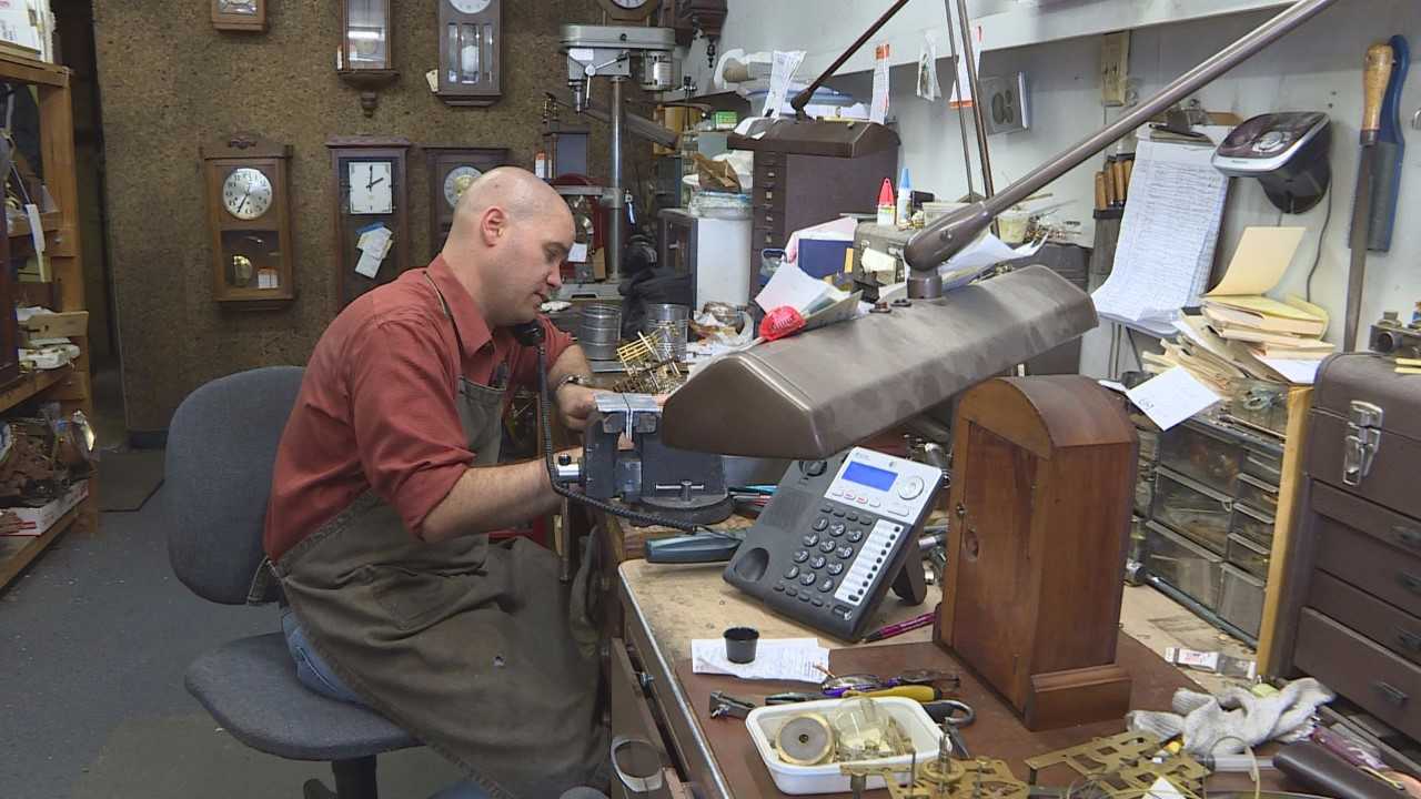 Time gain for us a loss for clock repairman